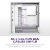 NZXT H5 Flow - Boîtier de PC Gaming Compact Moyen Tour ATX - Flux d'air élevé - 2 × Ventilateurs de 120 mm Inclus - Support de r
