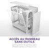 NZXT H5 Flow - Boîtier de PC Gaming Compact Moyen Tour ATX - Flux d'air élevé - 2 × Ventilateurs de 120 mm Inclus - Support de r