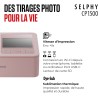 Canon selphy cp1500 imprimante photo portable – impression sans fil, impressions durables, connectivité usb-c & carte sd – impri