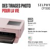 Canon selphy cp1500 imprimante photo portable – impression sans fil, impressions durables, connectivité usb-c & carte sd – impri