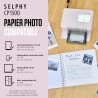 Canon selphy cp1500 imprimante photo portable – impression sans fil, impressions durables, connectivité usb-c & carte sd – impri