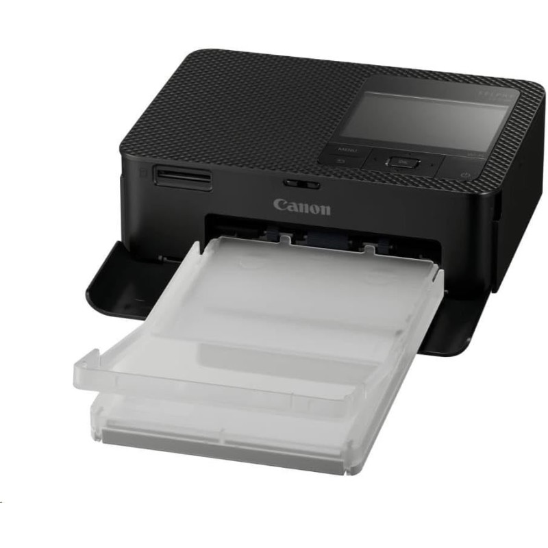 Canon selphy cp1500 imprimante photo mobile avec kit de papier, noir, imprimante bleutooth sans fil, avec accessoires, compacte 
