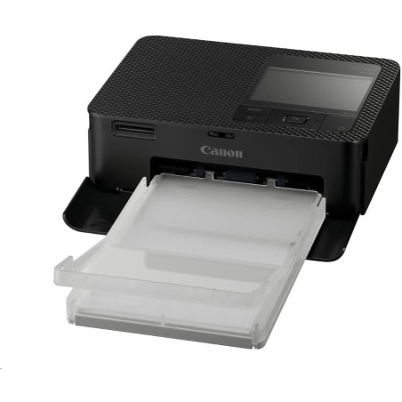 Canon selphy cp1500 imprimante photo mobile avec kit de papier, noir, imprimante bleutooth sans fil, avec accessoires, compacte 