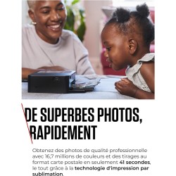 Canon SELPHY CP1500 Imprimante Photo Portable – Impression sans Fil, Impressions Durables, Connectivité USB-C & Carte SD – Impri