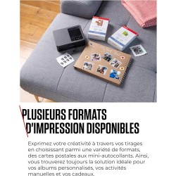 Canon SELPHY CP1500 Imprimante Photo Portable – Impression sans Fil, Impressions Durables, Connectivité USB-C & Carte SD – Impri