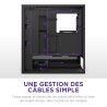 NZXT H5 Flow RGB - Boîtier de PC Gaming Compact Moyen Tour ATX - Flux d'air élevé - F360 RGBCore (CV) Inclus - Support de radiat