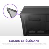 NZXT H5 Flow RGB - Boîtier de PC Gaming Compact Moyen Tour ATX - Flux d'air élevé - F360 RGBCore (CV) Inclus - Support de radiat