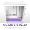 NZXT H7 Flow RGB - Boîtier PC ATX Moyen Format - Ventilateurs RGB - Ventilateur RGB Struct. Unique 360 mm Inclus - Gestion des c