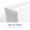 NZXT H7 Flow RGB - Boîtier PC ATX Moyen Format - Ventilateurs RGB - Ventilateur RGB Struct. Unique 360 mm Inclus - Gestion des c