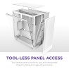 NZXT H7 Flow RGB - Boîtier PC ATX Moyen Format - Ventilateurs RGB - Ventilateur RGB Struct. Unique 360 mm Inclus - Gestion des c