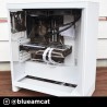 NZXT H7 Flow RGB - Boîtier PC ATX Moyen Format - Ventilateurs RGB - Ventilateur RGB Struct. Unique 360 mm Inclus - Gestion des c