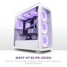 NZXT H7 Elite Blanc – CM-H71EW-02 - Boîtier Gaming Compact - Airflow élevé – Panneaux Avant et latéral en Verre trempé – Cable M