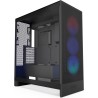 NZXT H7 Flow RGB - Boîtier PC ATX Moyen Format - Ventilateurs RGB - Ventilateur RGB Struct. Unique 360 mm Inclus - Gestion des c