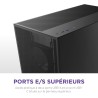 NZXT H7 Flow RGB - Boîtier PC ATX Moyen Format - Ventilateurs RGB - Ventilateur RGB Struct. Unique 360 mm Inclus - Gestion des c