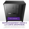 NZXT H7 Flow - Boîtier PC ATX Moyen Format - Refroidissement Optimal - 3 Ventilateurs 120 mm - Radiateur 420 mm - Gestion des câ