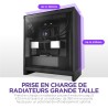 NZXT H7 Flow - Boîtier PC ATX Moyen Format - Refroidissement Optimal - 3 Ventilateurs 120 mm - Radiateur 420 mm - Gestion des câ
