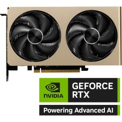 MSI NVIDIA GeForce RTX 5060 8G Inspire 2X OC Carte Graphique 8 Go GDDR7 (28 Gb/s/128 Bits), Refroidissement à Double Ventilateur