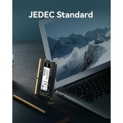 Lexar SODIMM DDR4 RAM Kit 16Go (2x8Go), DRAM 3200 MHz, RAM DDR4 SODIMM pour ordinateur portable 260-Pin SO-DIMM, Mémoire RAM, Me