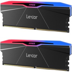 Lexar ARES Gen2 RGB DDR5 Kit RAM 32Go (2x16Go) 6000MHz CL26, mémoire Bureau UDIMM 288-Pin, d'ordinateur Jeu PC pour AMD Expo/DRA