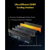 Lexar Thor Z Series RGB DDR5 RAM DDR5 32Go Kit (2x16Go) 6000 MHz CL36, DRAM UDIMM 288-Pin PC Mémoire RAM de Bureau, Mémoire Ordi
