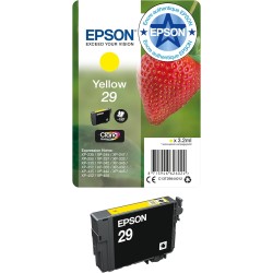 Epson 29 Fraise Jaune, Cartouche d'encre d'origine, XP-235 XP-243 XP-245 XP-247 XP-255, XP-257 XP-332 XP-335 XP-342 XP-345 XP-35