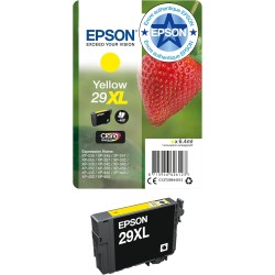 Epson 29XL Fraise Jaune, Cartouche d'encre d'origine XL Haute capacité, XP-235 XP-243 XP-245 XP-247 XP-255 XP-257 XP-332 XP-335 