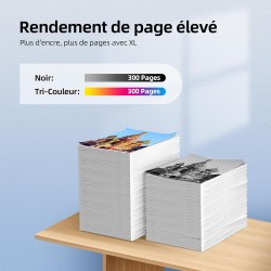 304XL Cartouches d'encre Remplacement pour HP Cartouche 304 Noir et Couleur pour Cartouche Encre 304 XL pour HP Deskjet 3760 262