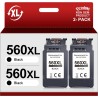 560 XL Noir Remplacement Cartouche pour Canon 560 560XL pour Canon PG-560 XL Encre pour Canon Pixma TS5350 TS7450a TS5350a TS530