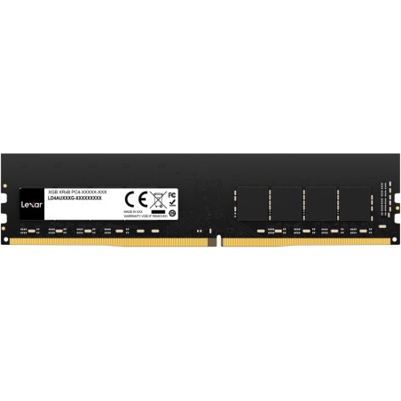 Lexar UDIMM RAM DDR4 32Go, 3200 MHz Mémoire, DRAM 288-Pin U-DIMM pour PC, Desktop, Computer, Memoire Haute Performance, Module R