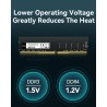 Lexar UDIMM RAM DDR4 32Go, 3200 MHz Mémoire, DRAM 288-Pin U-DIMM pour PC, Desktop, Computer, Memoire Haute Performance, Module R