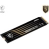 MSI SPATIUM M480 Pro PCIe 4.0 NVMe M.2 1TB - Disque SSD Interne 1 to, PCIe 4.0 NVMe M.2, Lecture 7400 MB/s & Écriture 6000 MB/s,