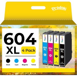 Cartouche 604XL 604 XL Multipack Remplacement pour Cartouche Epson 604 XL pour Encre Epson 604 XL pour Expression Home XP 2200 2