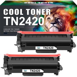 Cool Toner TN2420 Cartouche de Toner Compatible pour Brother DCP-L2530DW MFC-L2710DW HL-L2350DW DCP-L2510D HL-L2375DW MFC-L2730D