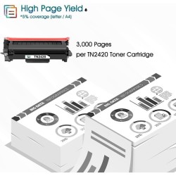 Cool Toner TN2420 Cartouche de Toner Compatible pour Brother DCP-L2530DW MFC-L2710DW HL-L2350DW DCP-L2510D HL-L2375DW MFC-L2730D