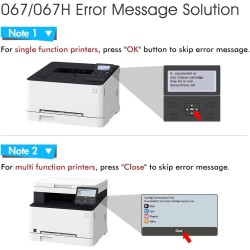 067H 067 Toner: Compatible pour Canon 067H 067 i-SENSYS MF657Cdw MF655Cdw MF651Cw LBP631Cw LBP632Cdw LBP633Cdw MF656Cdw MF653Cdw