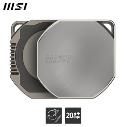 MSI DATAMAG 40Gbps 1TB - Disque SSD Externe Portable magnétique USB Type-C pour PC/Mac/iPhone/Android/Console, Capacité 1 to, 40