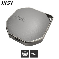 MSI DATAMAG 40Gbps 1TB - Disque SSD Externe Portable magnétique USB Type-C pour PC/Mac/iPhone/Android/Console, Capacité 1 to, 40