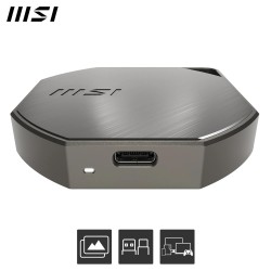 MSI DATAMAG 40Gbps 1TB - Disque SSD Externe Portable magnétique USB Type-C pour PC/Mac/iPhone/Android/Console, Capacité 1 to, 40