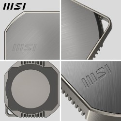 MSI DATAMAG 40Gbps 1TB - Disque SSD Externe Portable magnétique USB Type-C pour PC/Mac/iPhone/Android/Console, Capacité 1 to, 40