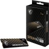 MSI SPATIUM M470 Pro SSD 1TB - Disque SSD Interne 1 to, PCIe 4.0 NVMe M.2, Lecture 6000 MB/s & Écriture 4500 MB/s, 3D NAND, Sécu