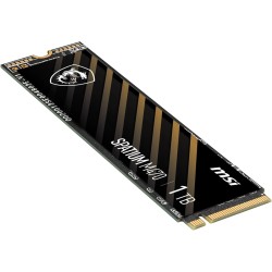 MSI SPATIUM M470 Pro SSD 1TB - Disque SSD Interne 1 to, PCIe 4.0 NVMe M.2, Lecture 6000 MB/s & Écriture 4500 MB/s, 3D NAND, Sécu