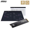 MSI SPATIUM M560 SSD 1TB - Disque SSD Interne 1 to PCIe 5.0 NVMe M.2, Lecture 10200 MB/s, Écriture 8400 MB/s, 3D NAND, Sécurité 