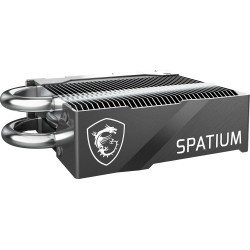 MSI SPATIUM M570 Pro PCIe 5.0 NVMe M.2 2TB FROZR - Disque SSD Interne 2 to avec radiateur, PCIe 5.0 NVMe M.2, Lecture 12400 MB/s