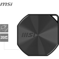 MSI DATAMAG 20Gbps 2TB - Disque SSD Externe Portable magnétique USB Type-C pour PC/Mac/iPhone/Android/Console, Capacité 2 to, 16