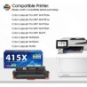 415X 415A Toner: (avec Puce) Compatible pour HP 415X Toner Color LaserJet Pro MFP M479fdw M479fnw M479dw M479fdn M454dw M454dn M