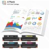 415X 415A Toner: (avec Puce) Compatible pour HP 415X Toner Color LaserJet Pro MFP M479fdw M479fnw M479dw M479fdn M454dw M454dn M