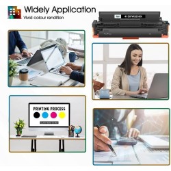 415X 415A Toner: (avec Puce) Compatible pour HP 415X Toner Color LaserJet Pro MFP M479fdw M479fnw M479dw M479fdn M454dw M454dn M