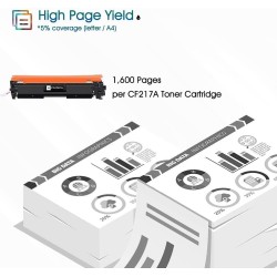 Cool Toner Cartouche de Toner Compatible pour HP 17A CF217A Laserjet Pro MFP M130FW M130FN M130NW M130A Pro M102w M102a M130 M10