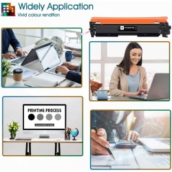 Cool Toner Cartouche de Toner Compatible pour HP 17A CF217A Laserjet Pro MFP M130FW M130FN M130NW M130A Pro M102w M102a M130 M10