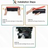 Cool Toner TN423 Lot de 4 Cartouches de Toner compatibles pour Brother TN-423 TN-421 TN421 HL-L8260CDW HL-L8360CDW MFC-L8690CDW 